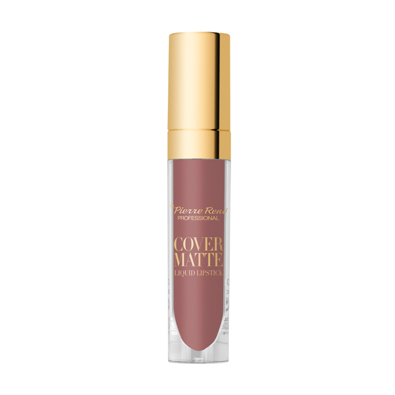 Рідка матова помада для губ Pierre Rene Cover Matte Liquid Lipstick 03 Dusty Rose, 5 мл